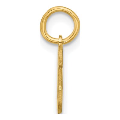 10K Yellow Gold Initial Charm – view 5