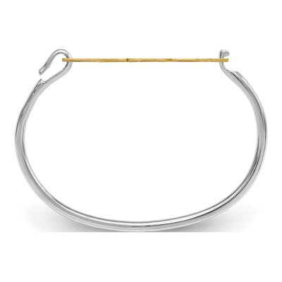 10K Yellow Gold Personalized Monogram Bangle Bracelet – view 2