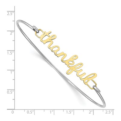 10K Yellow Gold Personalized Name Plate Bangle Bracelet – view 5