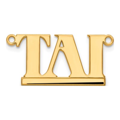 10K Yellow Gold Personalized Name Plate Pendant – view 2