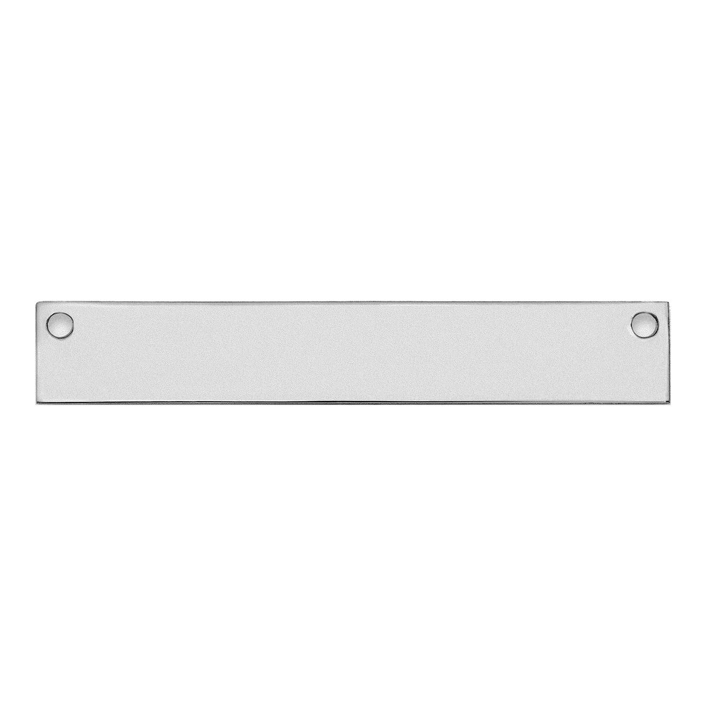 10K White Gold Medium Blank Bar Finding