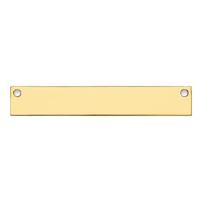 10K Yellow Gold Medium Blank Bar Finding