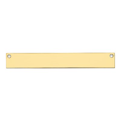 10K Yellow Gold Large Blank Bar Finding