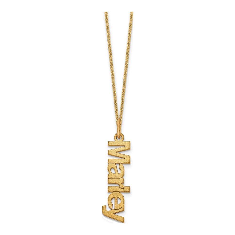 10K Yellow Gold Personalized Name Necklace