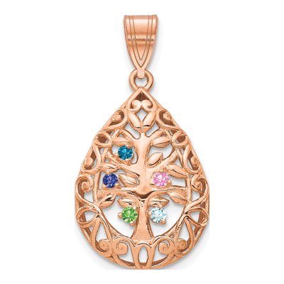 5 Birthstone Tree of Life Pendant – view 2