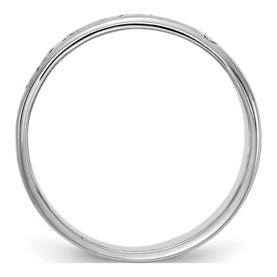 10K White Gold Personalized Ring – view 3
