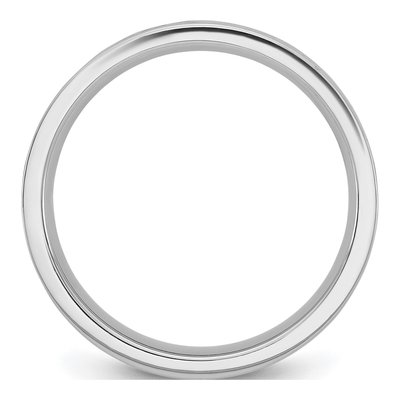 10K White Gold Personalized Name Birth Flower Ring – view 2