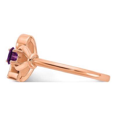 10K Rose Gold Letter G Ring – view 4