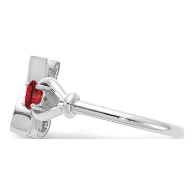 10K White Gold Letter Z Ring – view 4