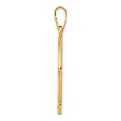10K Yellow Gold Ichthus Fish Pendant – view 3