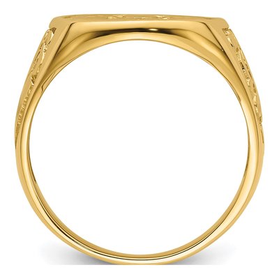 Men's 10K Yellow Gold Masonic Ring – view 3