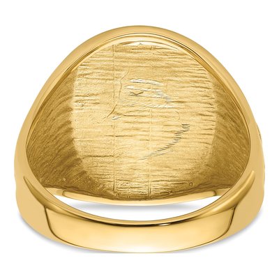 Men's 10K Yellow Gold Masonic Ring – view 5
