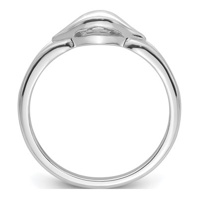 10K White Gold Diamond Ring Mounting – view 3