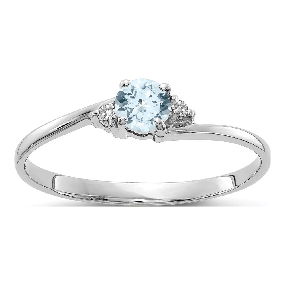 10K White Gold Diamond Ring Mounting