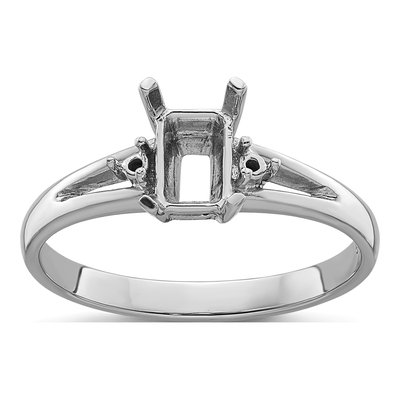 10K White Gold Diamond Ring Mounting