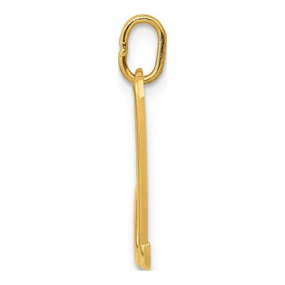 10K Yellow Gold Lowercase Letter D Charm – view 3