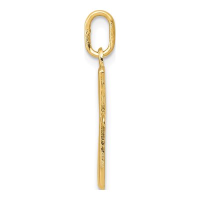 10K Yellow Gold Lowercase Letter G Charm – view 3