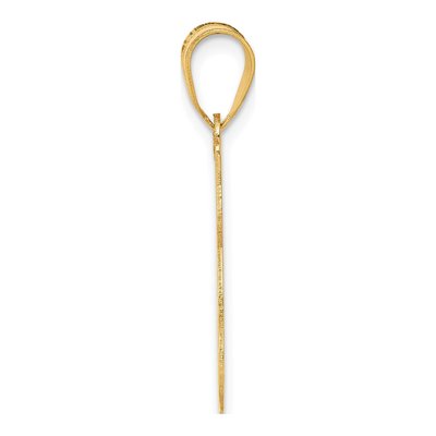 10K Yellow Gold Cat Pendant – view 3