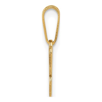 10K Yellow Gold Butterfly Pendant – view 3