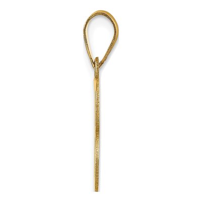 10K Yellow Gold Large Letter B Pendant – view 2