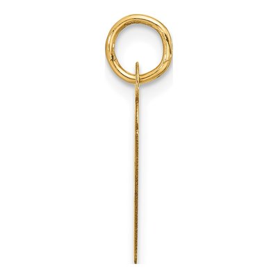 10K Yellow Gold Initial H Charm – view 2