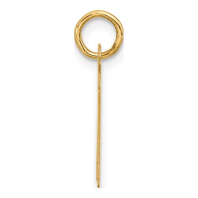 10K Yellow Gold Block Initial M Charm – view 3