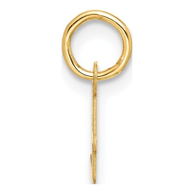 10K Yellow Gold Script Initial A Pendant – view 2