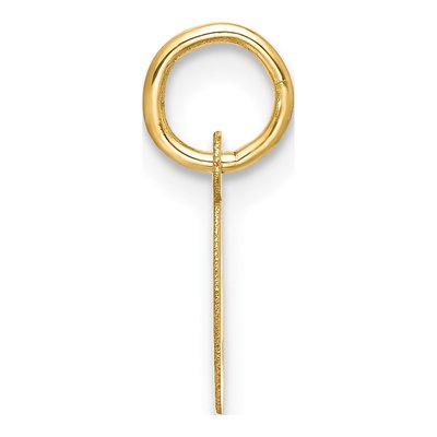 10K Yellow Gold Script Initial G Charm – view 2