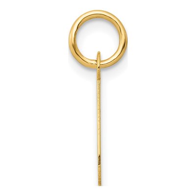 10K Yellow Gold Initial J Charm – view 3