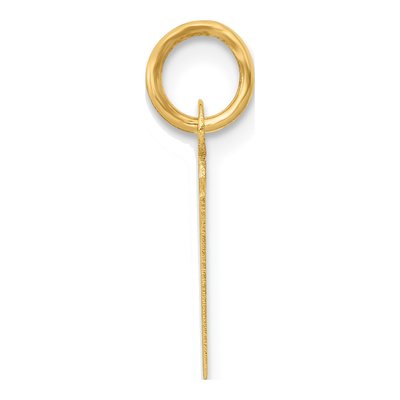 10K Yellow Gold Initial M Charm – view 3