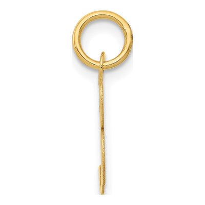 10K Yellow Gold Script Initial B Pendant – view 3