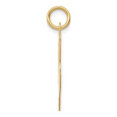 10K Yellow Gold Letter R Charm – view 2