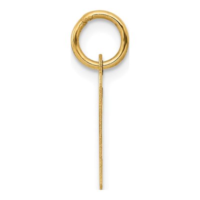 10K Yellow Gold Script Initial P Charm – view 3