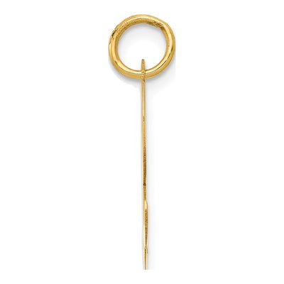 10K Yellow Gold Script Letter L Pendant – view 2