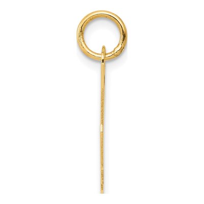 10K Yellow Gold Script Letter M Charm – view 2