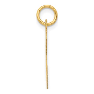 10K Yellow Gold Script Letter C Charm – view 2