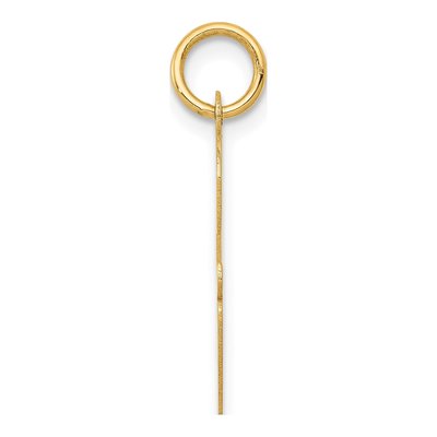 10K Yellow Gold Large Script Letter G Charm – view 2
