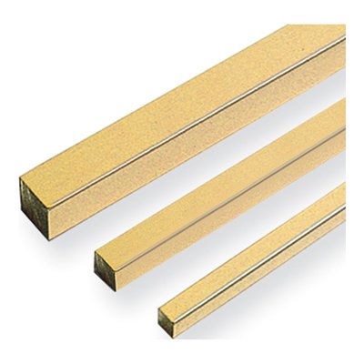 10K Yellow Gold Square Wire, 2mm