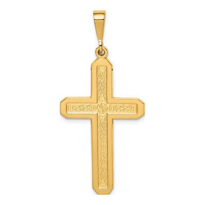 10K Yellow Gold Cross Pendant
