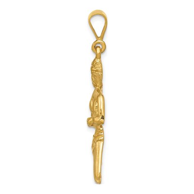 10K Yellow Gold Virgo Zodiac Pendant – view 3