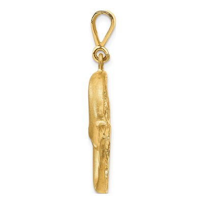 10K Yellow Gold Pisces Zodiac Pendant – view 3