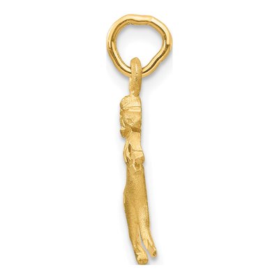 10K Yellow Gold Aries Zodiac Charm – view 3