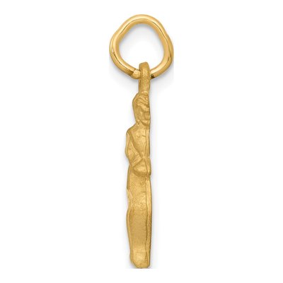 10K Yellow Gold Gemini Zodiac Charm – view 3