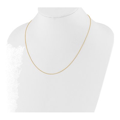 14K Yellow Gold 0.7mm Round Cable Chain – view 4