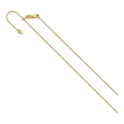 14K Yellow Gold 0.85mm Wheat Chain – view 3