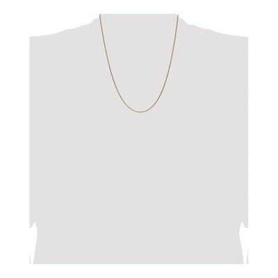 14K Yellow Gold 1.65mm Wheat Chain – view 5