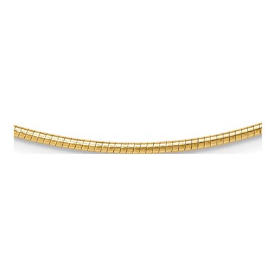 14K Yellow Gold Omega Necklace