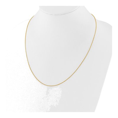 14K Yellow Gold 1.25mm Diamond-Cut Cable Chain – view 7