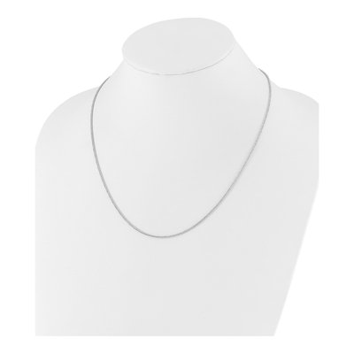 14K White Gold 1.5mm Wheat Chain – view 4