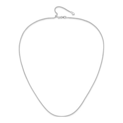 14K White Gold 1.5mm Wheat Chain – view 5
